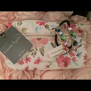 Beautiful bundle designer wallet and hair piece